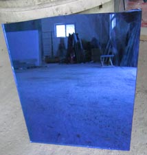 彩蓝透明玻璃